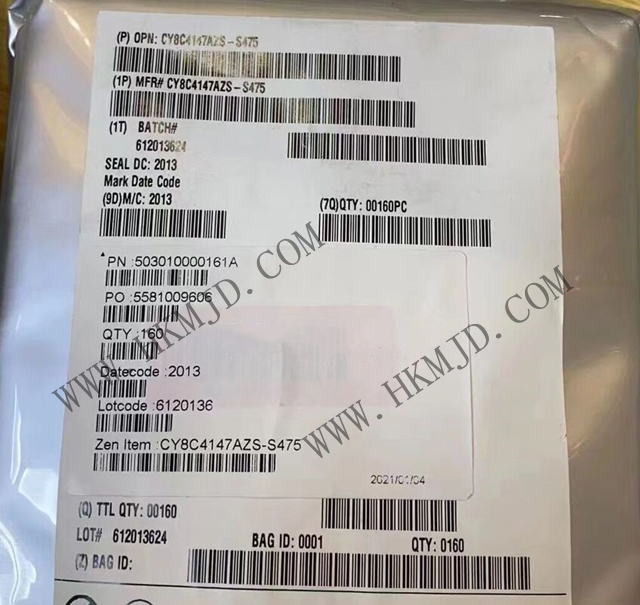 供應(yīng)32位單片機(jī) CY8C4147AZS-S475 汽車，AEC-Q100，PSOC? 4 CY8C4100S Plus 微控制器 IC