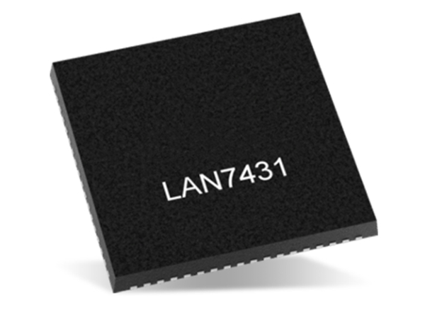 可提供4個(gè)LED，LAN7431-V/YXX PCIe 3.1轉(zhuǎn)10/100/1000Mbps以太網(wǎng)橋接器