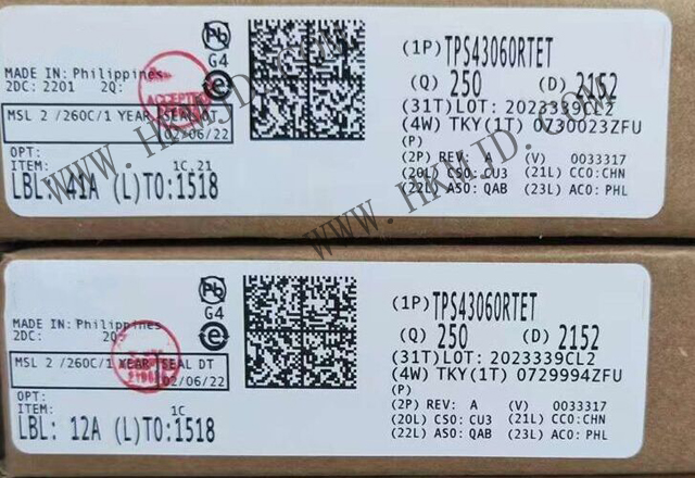 低 Iq、同步升壓控制器 TPS43060RTET IC REG CTRLR BOOST 16WQFN