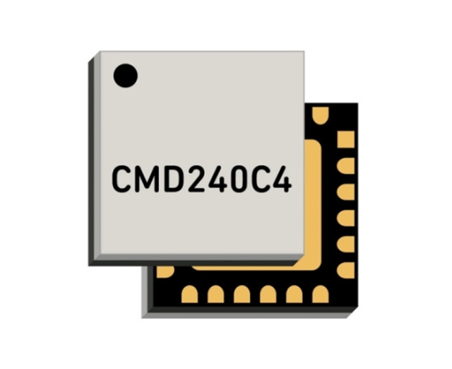 CMD240C4是一款射頻放大器，DC至22GHz，24QFN