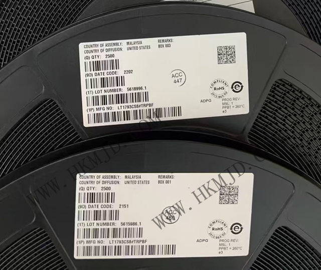 明佳達供應(yīng) ADI LT1793CS8 低噪聲微微安培偏置電流 JFET 輸入運算放大器