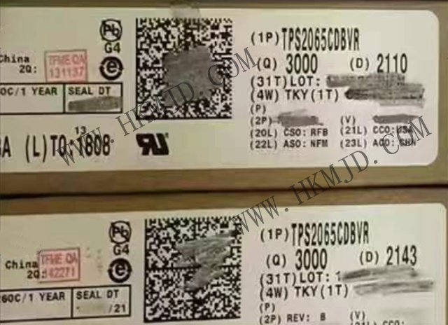 明佳達電子 —— 供應(yīng) [TI] TPS2065CDBVR 電源開關(guān) IC - 限流，配電開關(guān)