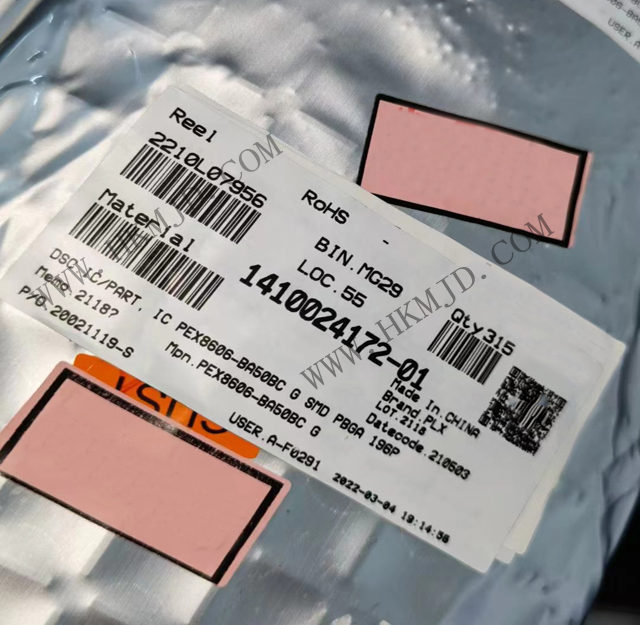 Broadcom PEX8606-BA50BCG 6通道，6端口PCI Express Gen2 交換機(jī)