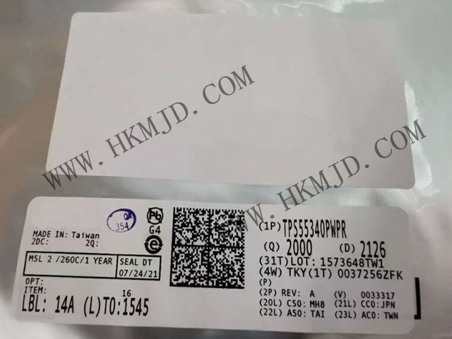 【德州儀器】具有5A、40V  TPS55340PWPR 集成式電源開關的單片非同步開關穩(wěn)壓器