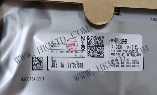 PCM5242RHBR (TI) 4.2VRMS DirectPath?、32 位、384kHz、114dB 音頻立體聲 DAC