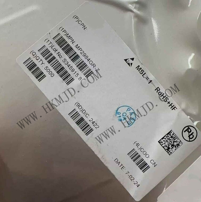 [供應] MP2984GR (MPS) 36V，四開關(guān)同步降壓-升壓型控制器