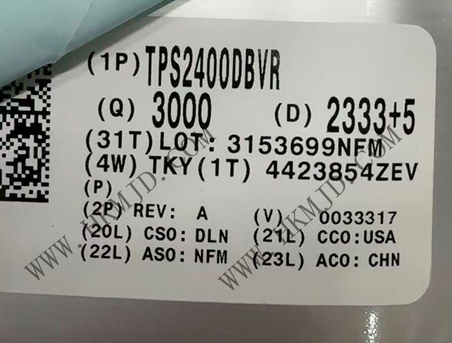 供應 TI TPS2400DBVR 5.5V過壓保護控制器，具備100V輸入瞬態(tài)保護功能