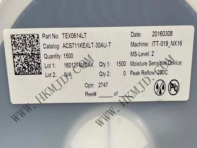 Allegro ACS711KEXLT-30AU 霍爾效應(yīng)線性電流傳感器，帶過流故障輸出，適用于隔離應(yīng)用